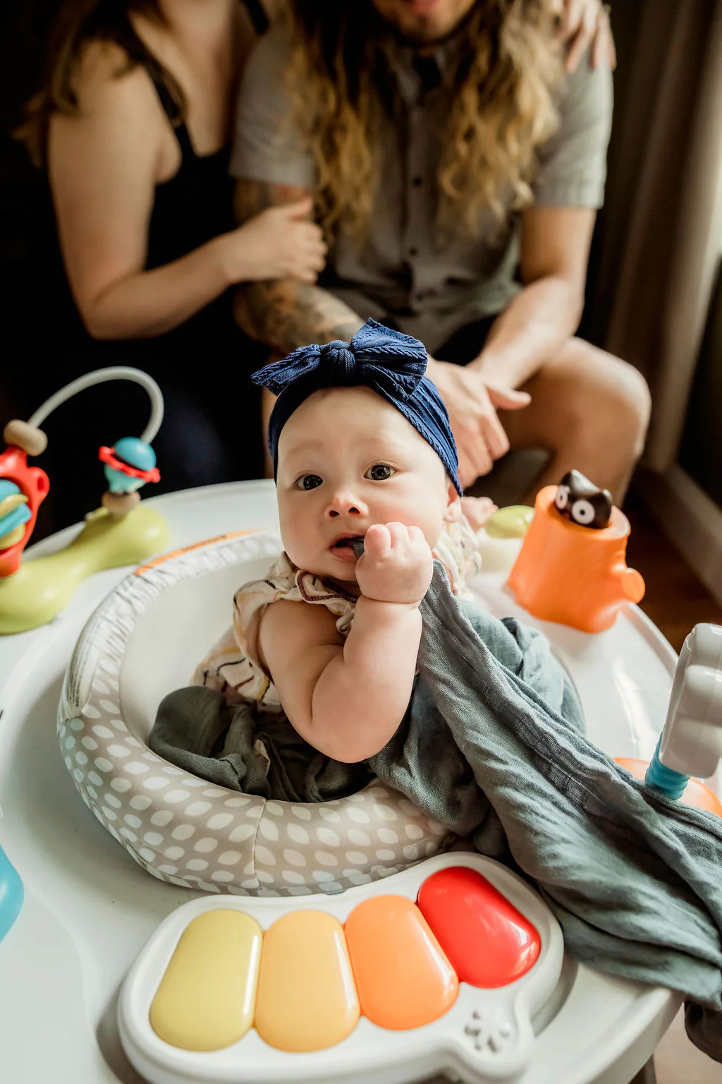 Swaddle Blanket - Blue - Image 4