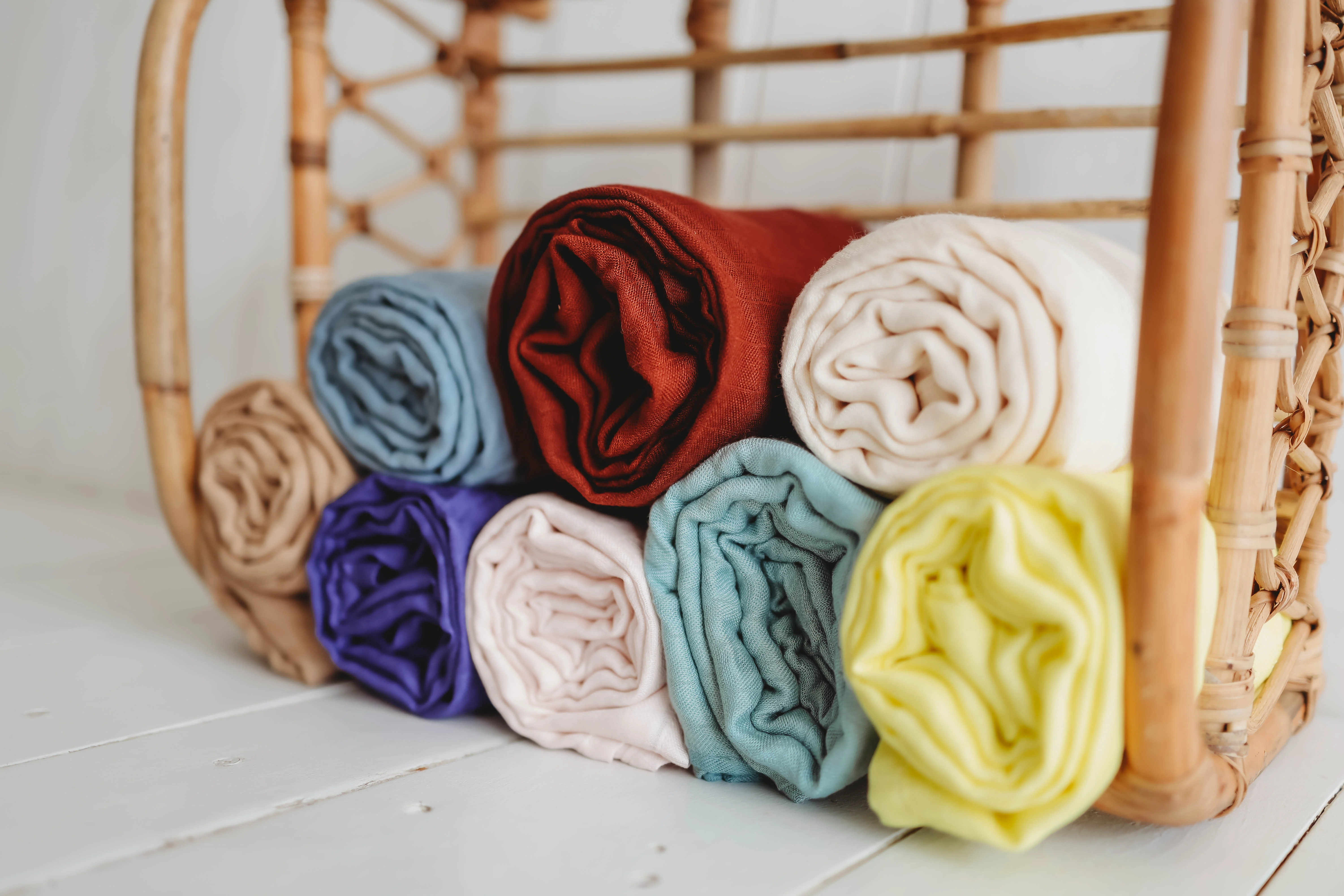 Swaddle Blanket - Tulip Yellow - Image 2